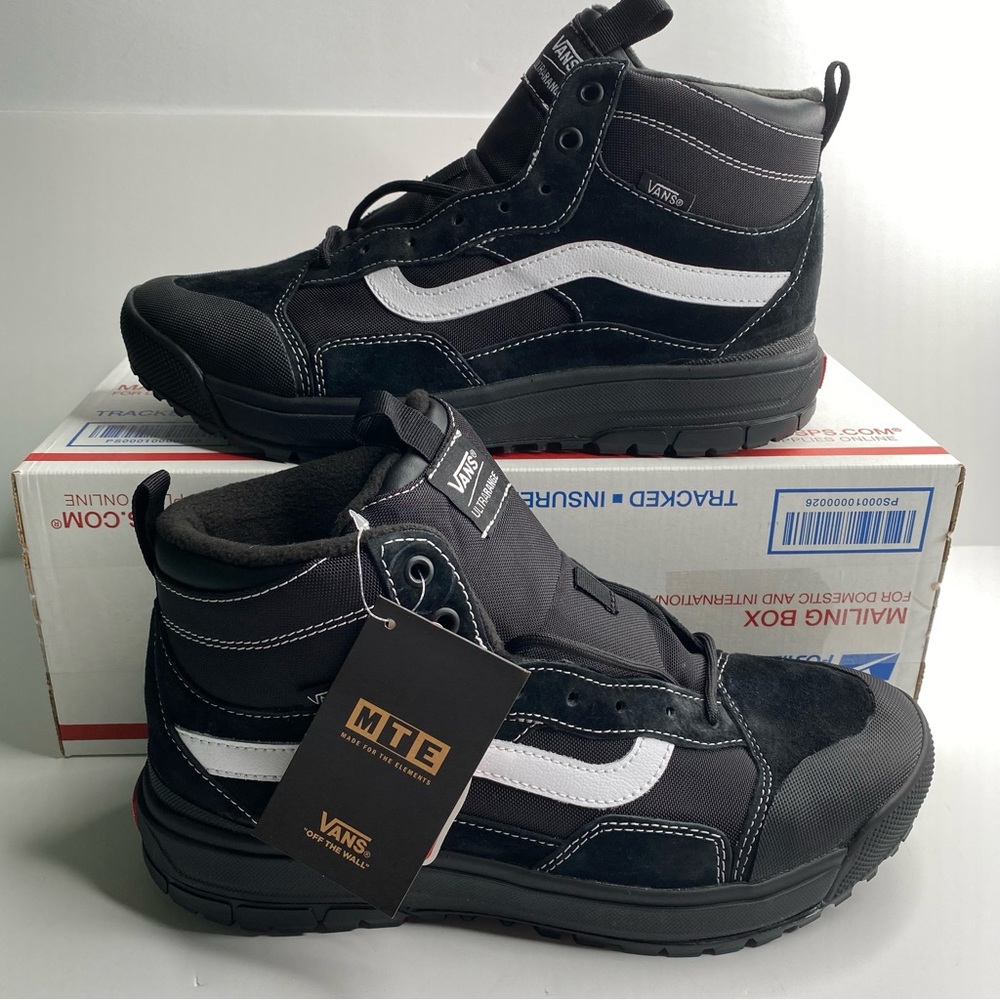 Vans Ultrarange Exo Hi MTE Black ECO DRY Hiking Shoes Sneakers Boots Mens Sizes